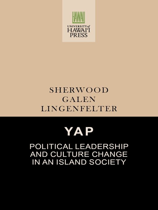 Title details for Yap by Sherwood Lingenfelter - Available